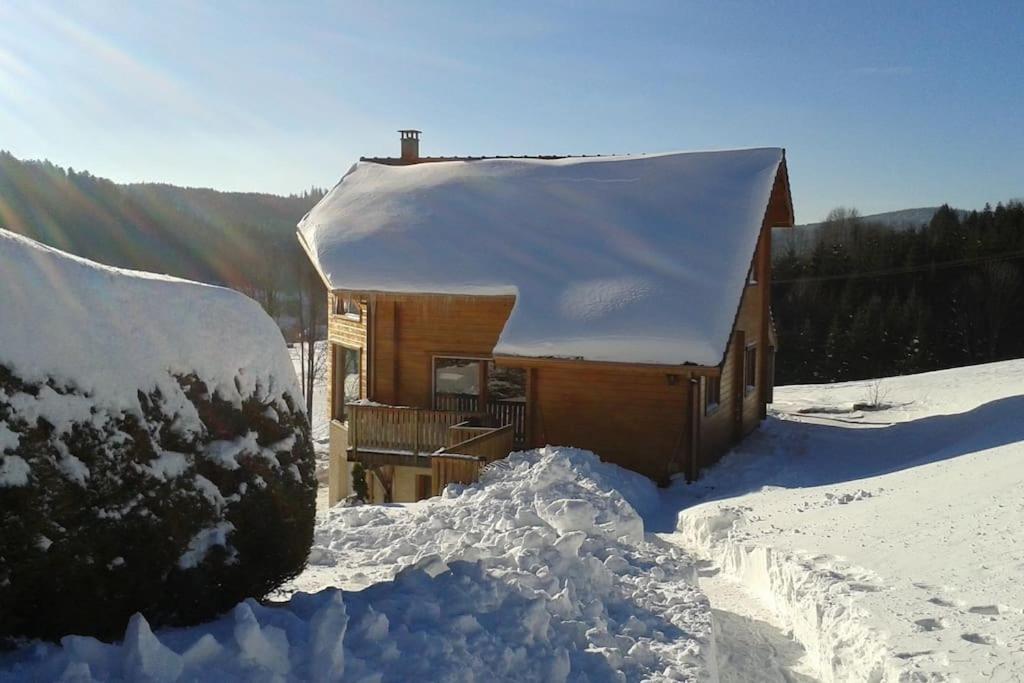 Grand Valtin : Chalet Ecolo 4 Etoiles 14 Personnes Ban-sur-Meurthe-Clefcy Exterior photo